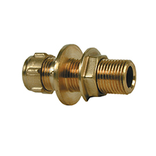 Conex Compression EXTENDED MALE STRAIGHT CONNECTOR WITH BACK NUT 302CB