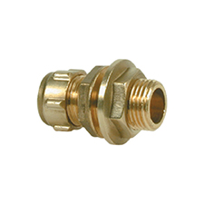 Conex Compression EXTENDED MALE STRAIGHT CONNECTOR WITH BACK NUT 302B