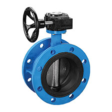 Industrial Butterfly Valves Flange Eccentric  Butterfly Valves  PN16 BZGX
