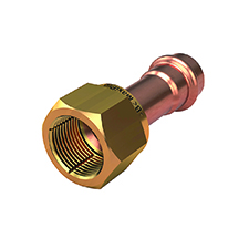 >B< MaxiPro SAE Copper Flare - Brass Nut  MPA5285G